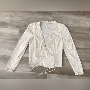 &other stories white shirt/blouses
